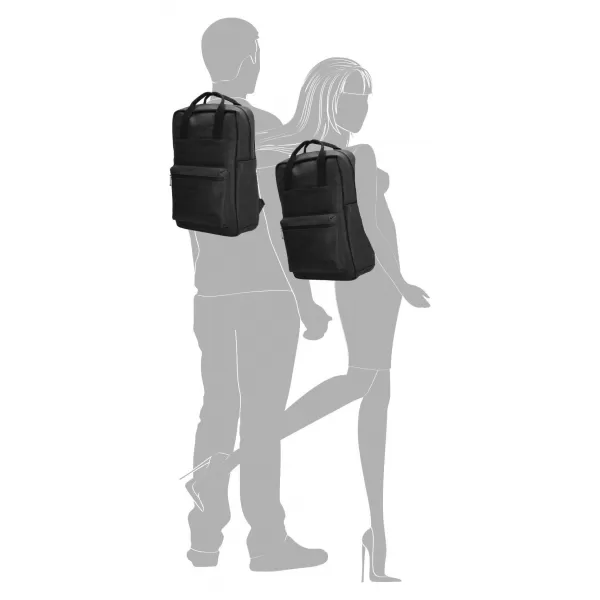  Hátizsák ENRICO BENETTI ROTTERDAM 13 NOTEBOOK BACKPACK FEKETE 