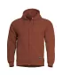 Pulóver PENTAGON PHAETON HOOD ZIP SWEATER K09021 BARNA VÖRÖS