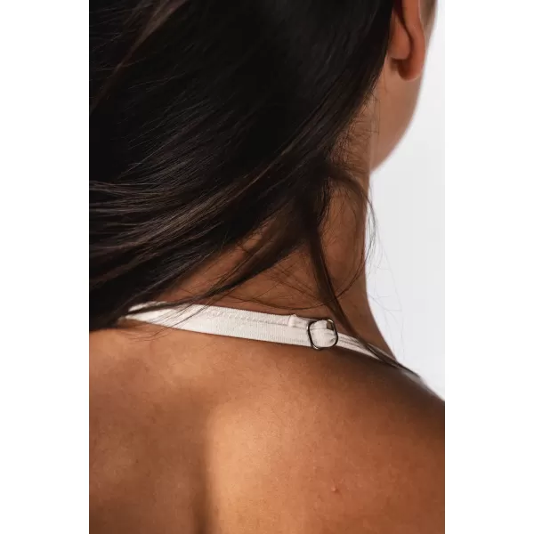  Varrat nélküli felemelhető sportmelltartó FLOW SEAMLESS 495 CREAM Nebbia 