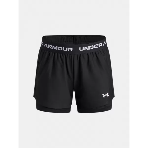  Lány rövidnadrág UNDER ARMOUR UA TECH PLAY UP 2N1 SHORT 6004985-005 FEKETE 