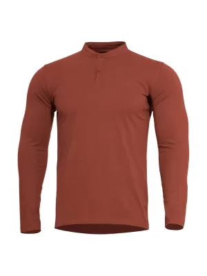 Ing PENTAGON ROMEO 2.0 HENLEY SHIRT K09016 BARNA VÖRÖS
