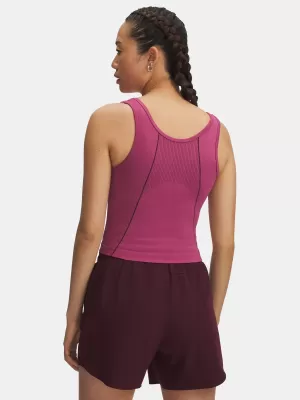 Női felső UNDER ARMOUR UA VANISH SEAMLESS TANK PIROS