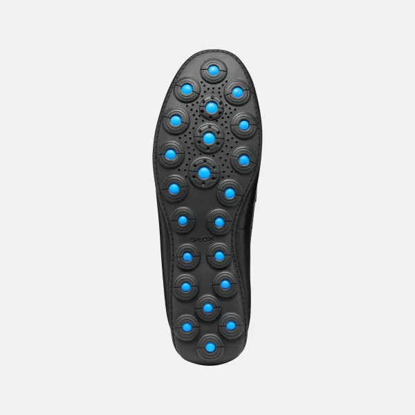  Férfi mokaszinok GEOX SPHERICA EC16 FEKETE 