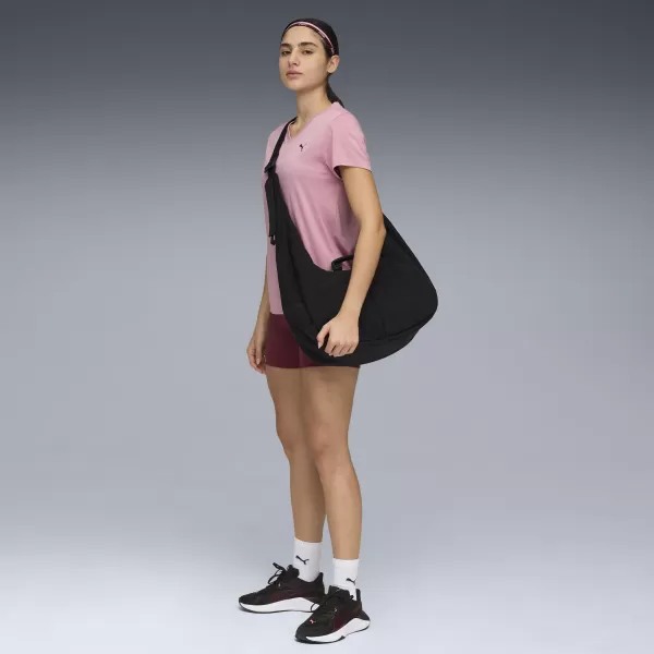  Ing PUMA W TAD ESSENTIAL VNECK TEE 52589065 FELKÉSZÜLT RÓZSASZÍNŰ 