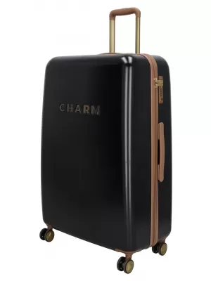 Bőrönd CHARM LONDON CAPETOWN L FEKETE