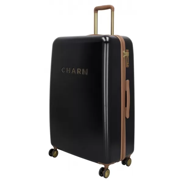  Bőrönd CHARM LONDON CAPETOWN L FEKETE 