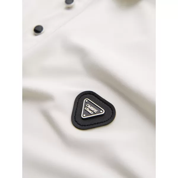  Mens t -phirt gallérral OMBRE OM-POSS-0150 KRÉM 