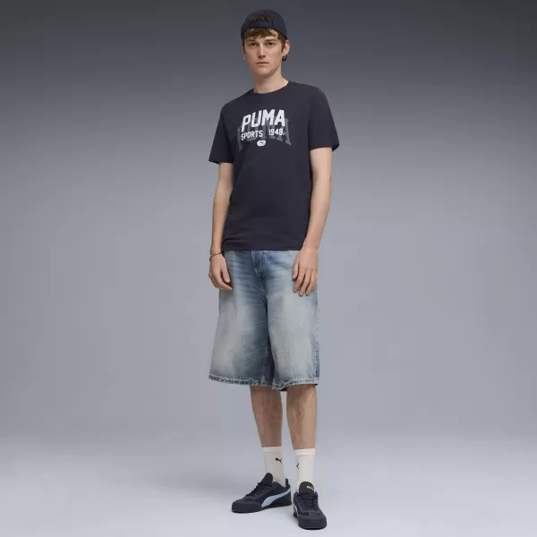  Ing PUMA GRAPHIC VARSITY TEE 68803516 ÚJ HADITENGERÉSZET 