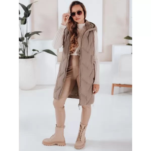 Női kabát DSTREET TY5098 KARAMELLA 