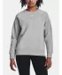 Női pulóver UNDER ARMOUR UA RIVAL FLEECE CREW 1379508-012 SZÜRKE
