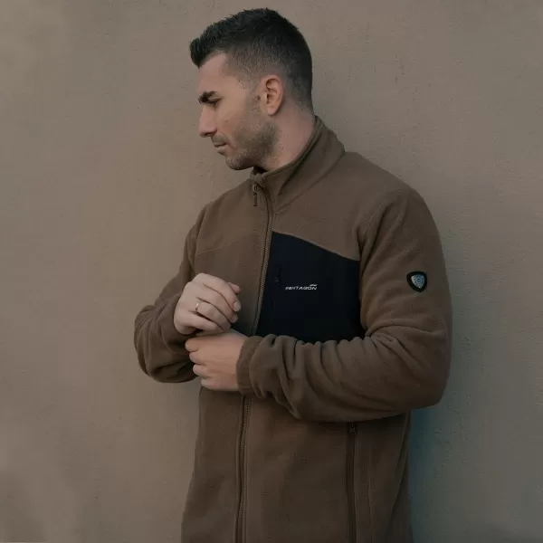  Férfi pulóver PENTAGON ATHOS 2.0 MEN΄S FLEECE JACKET K08047 PRÉRIFARKAS 