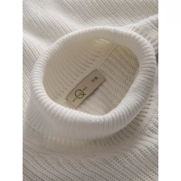  Férfi pulóver OMBRE OM-SWTN-0162 FEHÉR 