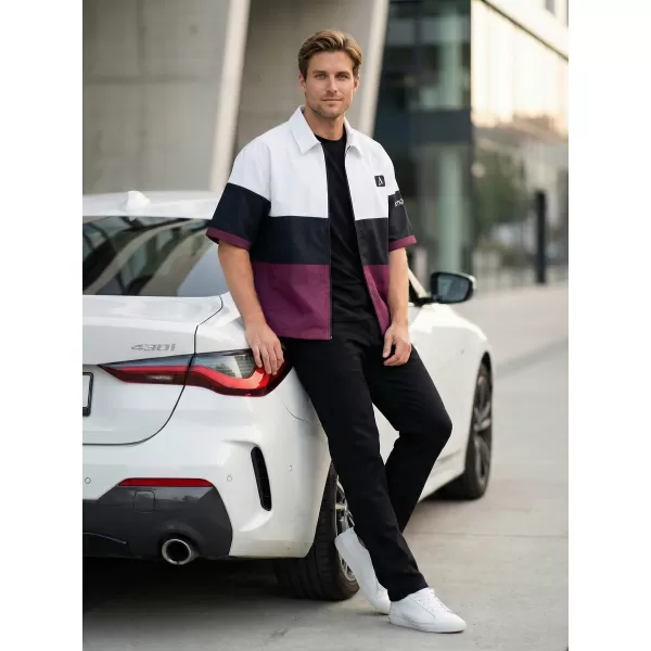  Prémium férfi ing ALTISPORT VOJ/ALM051KOS01 BURGUNDIA 