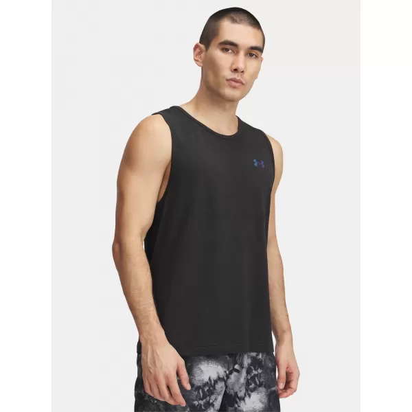  Férfi felső UNDER ARMOUR VANISH ELITE SEAMLESS TANK 1382800-001 FEKETE 