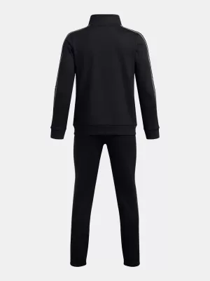 Fiúk készlet UNDER ARMOUR UA B ICON KNIT TRACKSUIT 1390295-001 FEKETE
