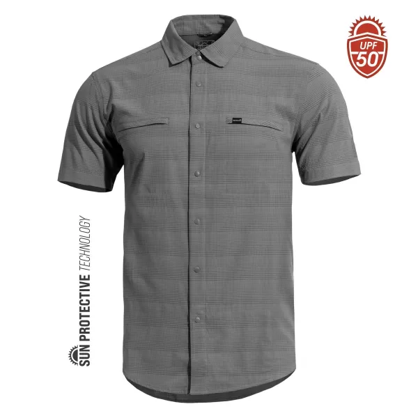  Férfi ing PENTAGON RIPPLE SUNPROOF SHIRT K02028 FARKAS/SZÜRKE 