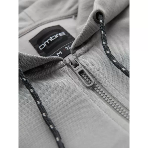  Férfi pulóver OMBRE BLACK OM-SSZP-0210 SZÜRKE 