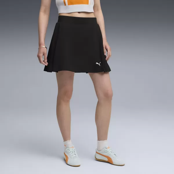  Női szoknya PUMA WARDROBE ESS PLEATED SKIRT 63204601 PUMA FEKETE 
