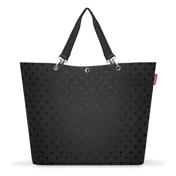  Táska REISENTHEL SHOPPER XL FÉNYES PÖTTYÖK FEKETE 