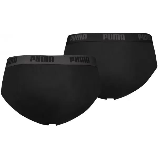  Férfi rövidnadrág PUMA BASIC BRIEF 2P 88910006 FEKETE/FEKETE 