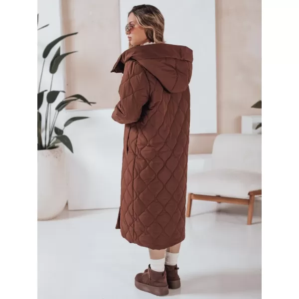  Női kabát DSTREET TY4927 BARNA 