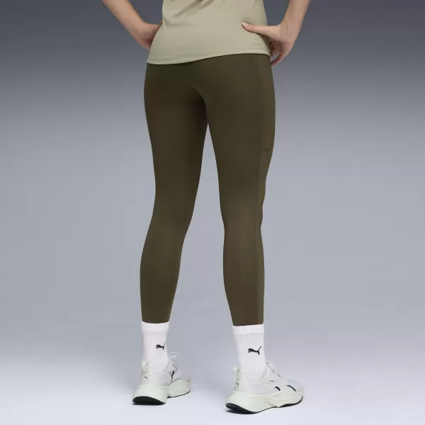  Bokavédő PUMA W TAD ESSENTIAL TIGHT - HW 7/8 52589970 SÖTÉT OLAJBOGYÓ 