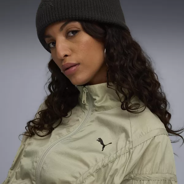  Női kabát PUMA DARE TO OVERSIZED WOVEN JACKET 63214882 LUX HADSEREG 