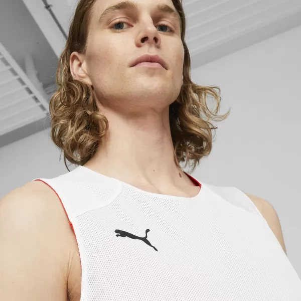  Férfi mez PUMA REVERSIBLE PRACTICE JERSEY 67664003 PUMA PIROS 