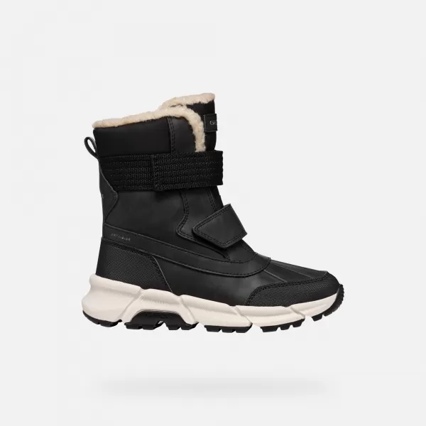  Fiú bokacsizma GEOX FLEXYPER PLUS J46LCF0MEFUC9999 FEKETE 