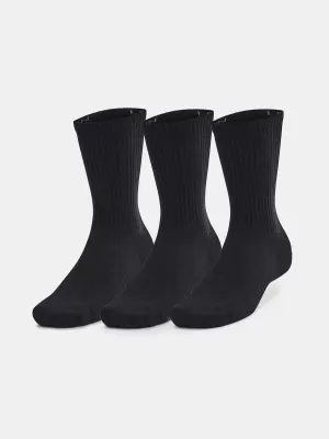 Zokni UNDER ARMOUR UNISEX UA TC 3PK CREW 1386311-001 FEKETE