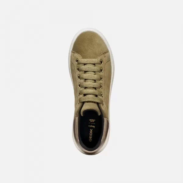  Női tornacipő GEOX SPHERICA EC4.1 G009311 KHAKI 