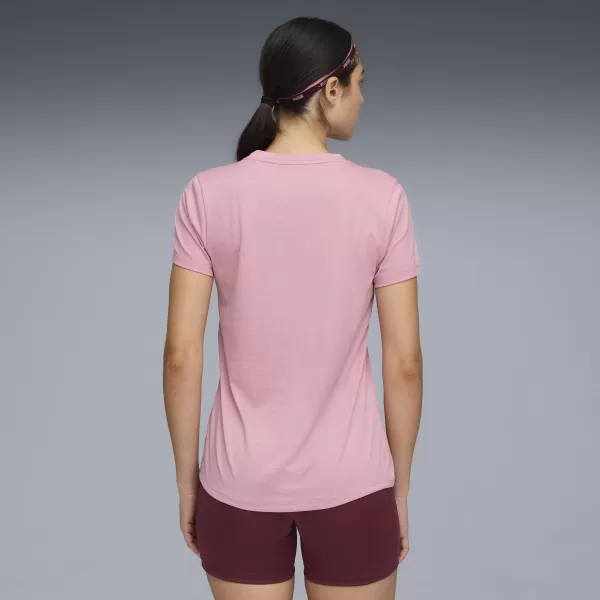 Ing PUMA W TAD ESSENTIAL VNECK TEE 52589065 FELKÉSZÜLT RÓZSASZÍNŰ 
