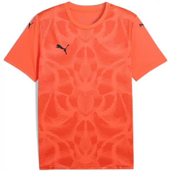  Férfi mez PUMA TEAMULTIMATE JERSEY 706280_38 NEON SUN/ NEON NAP/PUMA FEKETE 