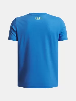 Fiú póló UNDER ARMOUR OVERLAY WM SS KÉK