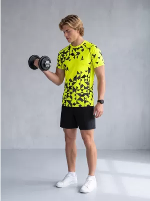 Férfi funkcionális tömörítés T -piró prémium ALTISPORT VOJ/ALM108TR04 NEON