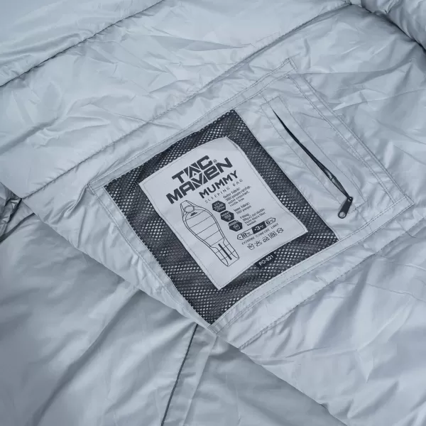  Hálózsák PENTAGON MUMMY SLEEPING BAG 360GR/M² D19003 BARNA SZÜRKE/MIX 
