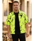 Prémium férfi ing ALTISPORT VOJ/ALM052KOS01 NEON ZÖLD