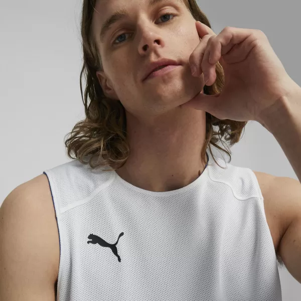  Férfi mez PUMA REVERSIBLE PRACTICE JERSEY 67664005 ELEKTROMOS KÉK LIMONÁDÉ 