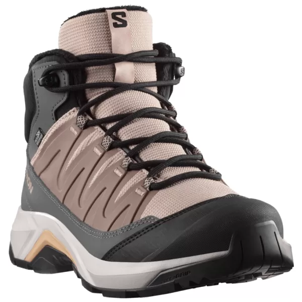  Női cipők SALOMON X-ADVENTURE COLDRUSH WATERPROOF W ETHEREA/VAS/MAHAGÓNI RÓZSA 