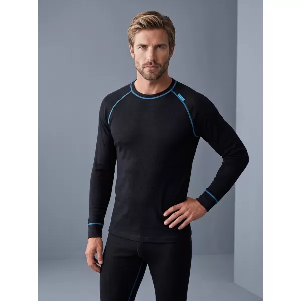  Férfi termoszett ALTISPORT GAIN FEKETE/KÉK 