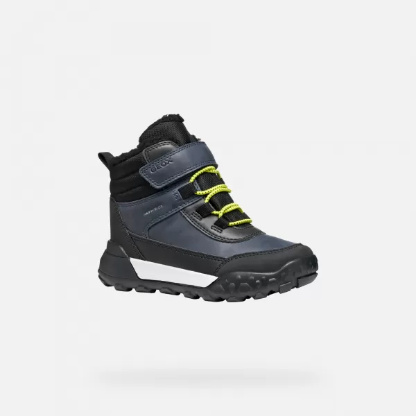  Fiú bokacsizma GEOX TREKKYUP ABX J46MBE0MEMSC0749 SÖTÉTKÉK 