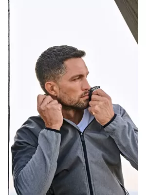 Férfi dzseki TEE JAYS | TJ 9510 SZÜRKE MELANZS