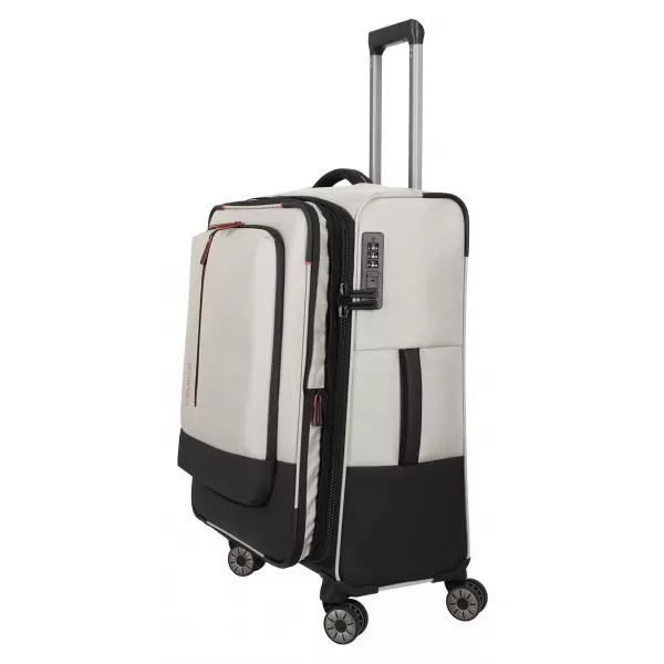  Bőrönd TRAVELITE CROSSLITE 5.0 M FEHÉR HOMOK 