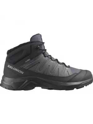 Férfi cipők SALOMON X-ADVENTURE COLDRUSH WATERPROOF ASZFALT/FEKETE/ÖTVÖZET