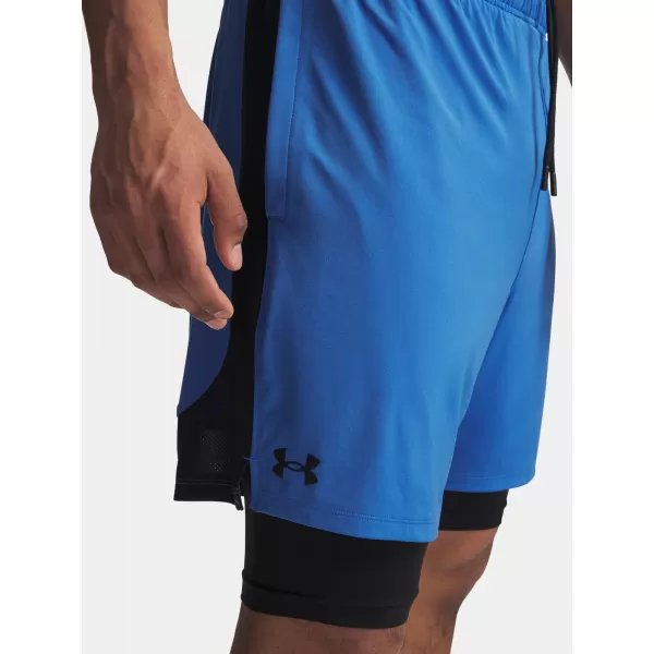  Férfi rövidnadrág UNDER ARMOUR UA TECH VENT 2IN1 SHORT KÉK 