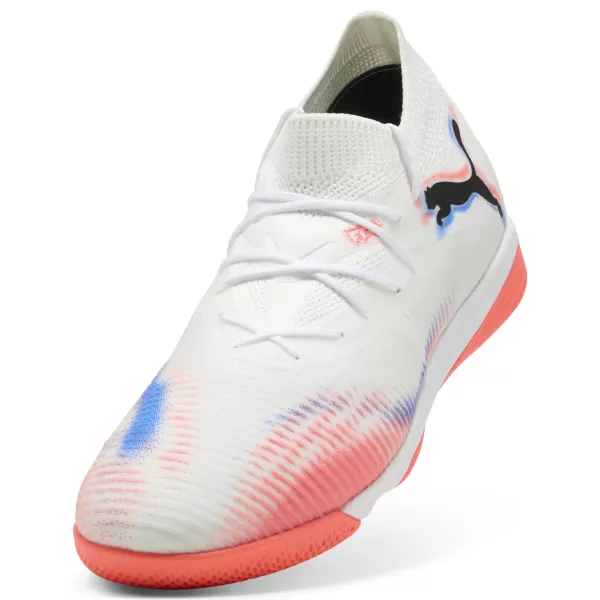  Csizma PUMA FUTURE 8 MATCH IT 10859801 WHITE/ FEHÉR/PUMA FEKETE/IZZÓ PIROS 