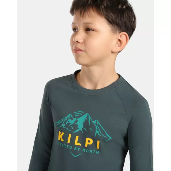  Fiú póló KILPI VERATI-JB ZJ0301KI SÖTÉTZÖLD 
