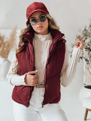 Női kabát DSTREET TY4976 BORDÓ
