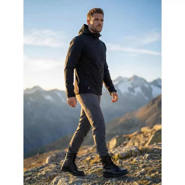  Férfi softshell dzseki ALTISPORT NEWET FEKETE 