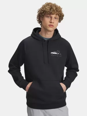 Férfi pulóver UNDER ARMOUR UA RIVAL FLEECE HBR LOGO HD 6003955-001 FEKETE